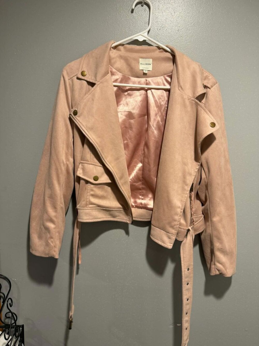 Ellison Suede Jacket Size Large